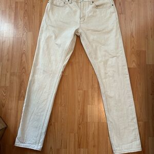 Saturdays NYC Cream Jeans
